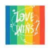 Love Wins Sublimation Bandana