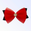 Tulle Pearl and Rhinestone Dog Hair Barrette
