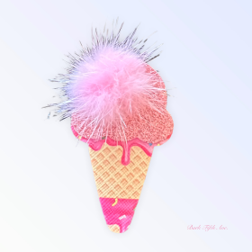 Yummy Ice Cream Drip Cone Hair Clip