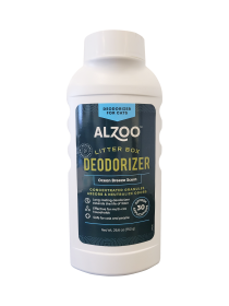 ALZOO Plant-Based Cat Litter Deodorizer, Fresh ocean Breeze