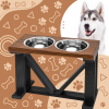 Farmhouse 2-Bowl Elevated Dog Feeder