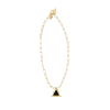 Infinity Triangle Necklace in Gold