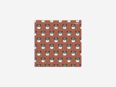 Schnauzer Microfiber Cleaning Cloth