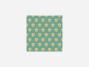 Golden Retriever Microfiber Cleaning Cloth