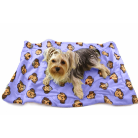 Silly Monkey Ultra-Plush Blanket - Lavender
