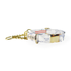 Carta Marina Light Vintage Nautical Toile Buckle & Martingale Dog Collar