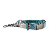 Palmetto Hand-dyed Watercolor Palm Leaf Buckle & Martingale Dog Collar