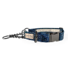 Trout Hand-dyed Batik Buckle & Martingale Dog Collar