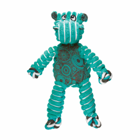 KONG Floppy Knots Hippo Dog Rope Toy