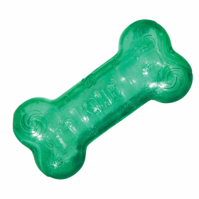 KONG Squeezz Crackle Bone Dog Fetch Toy Assorted