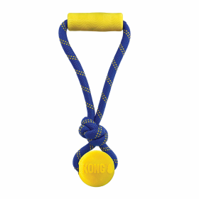 KONG Jaxx Brights Tug w/Ball Dog Toy Assorted Medium