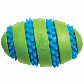 KONG Squeezz Goomz Football Dog Chew Toy Large