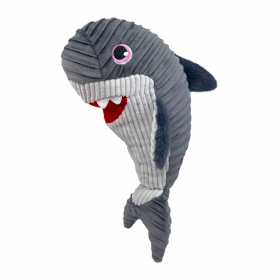 KONG Cuteseas Rufflez Shark Dog Plush Toy Medium/Large