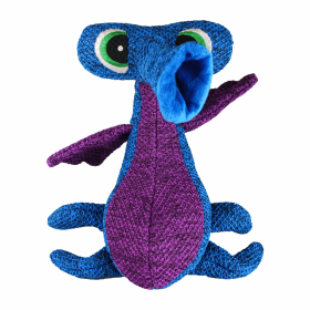 KONG Woozles Dog Plush Toy Blue Medium
