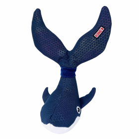 KONG Shakers Shimmy Whale Dog Plush Toy Medium