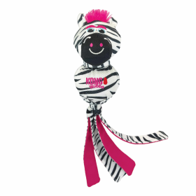 KONG Wubba Zoo Zebra Dog Tug Toy Large