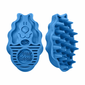 KONG ZoomGroom Boysenberry Brush Large