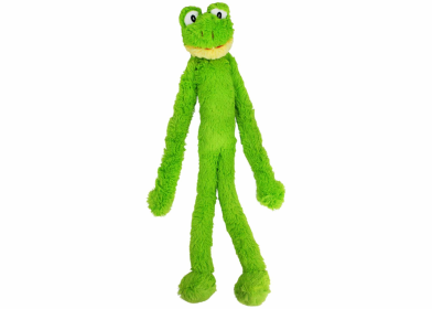 Multipet Swingin' Slevins Frog Plush Pet Dog Toy 27"