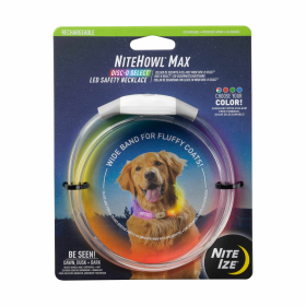 Nite Ize NiteHowl Max Rechargeable LED Safety Necklace - Disc-O Select