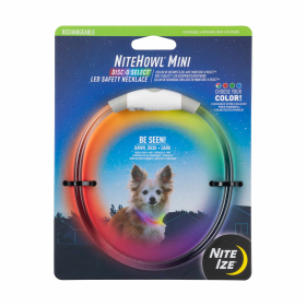 Nite Ize NiteHowl Mini Rechargeable LED Safety Necklace - Disc-O Select