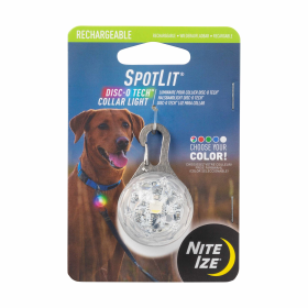 Nite Ize SpotLit Rechargeable Collar Light - Disc-O Tech Jewel