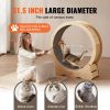 VEVOR Cat Exercise Wheel, Large Cat Treadmill Wheel for Indoor Cats, 35.8 inch Cat Running Wheel with Detachable Carpet and Cat Teaser for Running/Wal