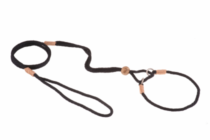 Nylon Martingale Leads (10in x 1/8in or 4mm) (Color: Black Nylon)
