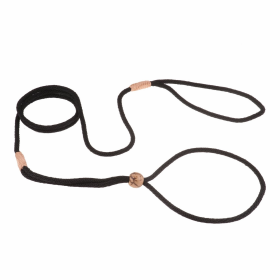 Nylon Adjustable Loop Lead (52in x 1/8in or 4mm) (Color: Black Nylon)