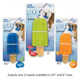 Cool Pup Toy Lg Popsicle Org (Color: Orange, size: large)
