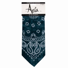 AR Tie-dye Bandana (Color: Dark Blue)