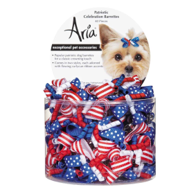 AR Patriotic Celebration Barrettes 40ct (Age: All Ages)