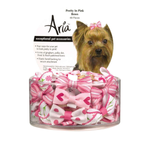 AR Pretty In Pink Bow Canister 48Pc (Age: All Ages)