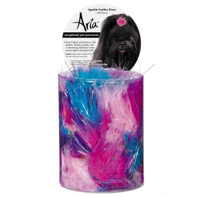 AR Sparkle Feather Bow Canister 100Pc (Age: All Ages)