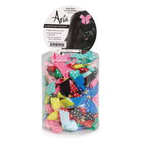 AR Grosgrain Bow Dot 5/8 In Asst (Age: All Ages)