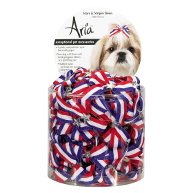 AR Stars & Stripes Bow Canister 100Pk (Age: All Ages)