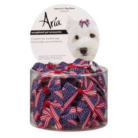 AR Americana Pup Bow Canister 48Pc (Age: All Ages)