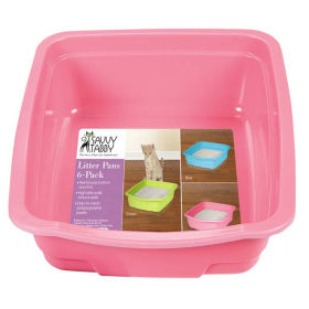 ST Litter Pans 6Pk Asst (Age: All Ages)