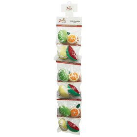 ZA Fruit Sweets Cat Toy ClpStrp 2pc-6pk (Age: All Ages)
