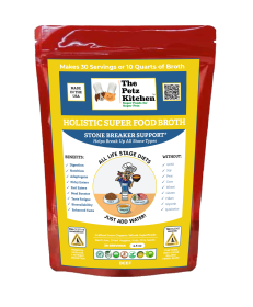 Super Food Broth Stone Breaker Support* The Petz Kitchen Dogs & Cats (Flavor: Beef)