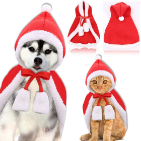 Merry Christmas Pets Whole Costume set (size: small)