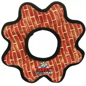 Tuffy Mega Gear Ring (Animal: Brick, Color: Rust)