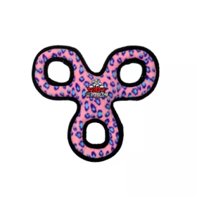 Tuffy Jr 3WayTug Pink Leopard (Color: Pink)