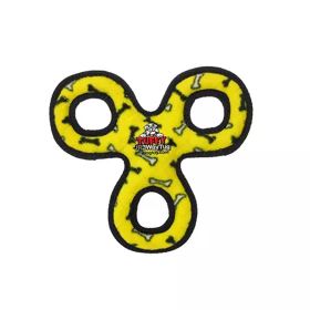 Tuffy Jr 3WayTug Yellow Bone (Color: Yellow)