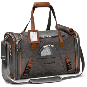 Mr. Peanut's Gold Series Pet Carrier (Color: Charcoal Ash)