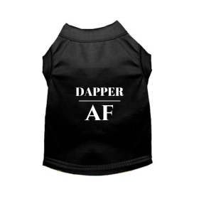 Dapper AF Tee (Color: Black, Type: Original, size: X Small)