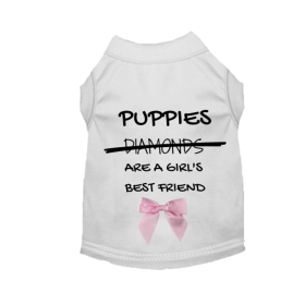 Puppies Are A Girl's Best Friend (Style: SHIRT, size: X Small)