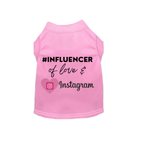 #INFLUENCER of Love & Instagram (Color: Pink, Style: TEE, size: X Small)