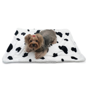 Ultra Plush Moo Cow Blanket (size: 30" x 20")