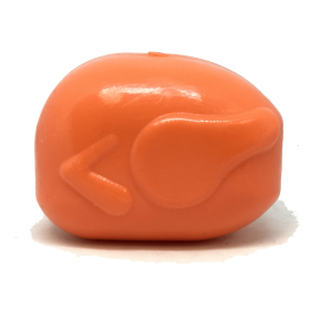 MKB Roasted Turkey Durable Rubber Chew Toy & Treat Dispenser (size: medium)