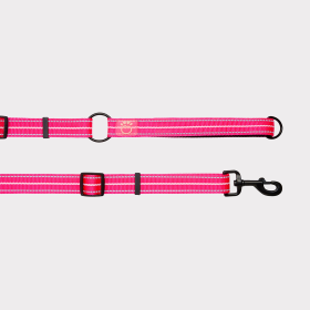 GF Pet Reflective Leash - EEZY-10 (Color: Neon Pink, size: Medium/Large)